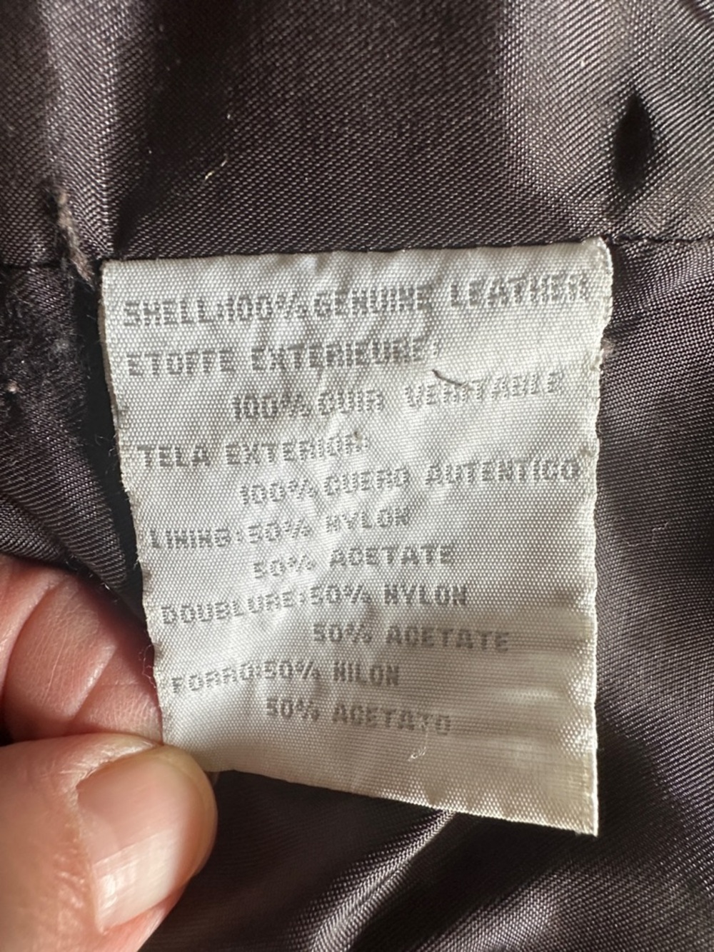 Liz Claiborne Classic Black Leather Jacket - Picture 13 of 16